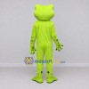 Custom Light Green and White Spotted Frog Mascot Costume Adult Full Body Suit for Wildlife Events Custom Light Green and White Spotted Frog Mascot Costume Adult Full Body Suit for Wildlife Events