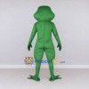 Custom Green and White Frog Mascot Costume Adult Full Body Suit for School Events Custom Green and White Frog Mascot Costume Adult Full Body Suit for School Events
