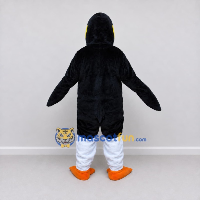 Custom Black and White Penguin Character Mascot Costume Adult Full Body Suit for Ocean Events Custom Black and White Penguin Character Mascot Costume Adult Full Body Suit for Ocean Events