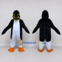 Custom Black and White Penguin Character Mascot Costume Adult Full Body Suit for Ocean Events