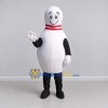 Custom White and Red Bowling Pin Character Mascot Costume Adult Full Body Suit for Sports Events Custom White and Red Bowling Pin Character Mascot Costume Adult Full Body Suit for Sports Events