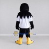 Custom Black and White Eagle Character in Sportswear Mascot Costume Adult Full Body Suit for Sports Events Custom Black and White Eagle Character in Sportswear Mascot Costume Adult Full Body Suit for Sports Events