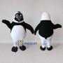 Custom Black and White Penguin Mascot Costume Adult Full Body Suit for Ocean Events
