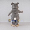Custom Gray and Tan Rabbit Character Mascot Costume Adult Full Body Suit for Easter Events Custom Gray and Tan Rabbit Character Mascot Costume Adult Full Body Suit for Easter Events
