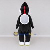 Custom Black and White Dragon Character with a Shell Mascot Costume Adult Full Body Suit for Theme Parties Custom Black and White Dragon Character with a Shell Mascot Costume Adult Full Body Suit for Theme Parties