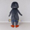 Custom Gray and White Penguin Character Mascot Costume Adult Full Body Suit for Ocean Events Custom Gray and White Penguin Character Mascot Costume Adult Full Body Suit for Ocean Events