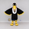Custom Black and White Toucan Mascot Costume Adult Full Body Suit for Wildlife Events Custom Black and White Toucan Mascot Costume Adult Full Body Suit for Wildlife Events