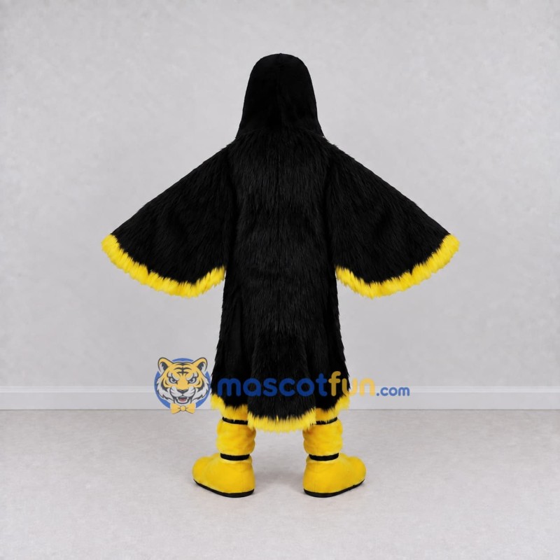 Custom Black and White Toucan Mascot Costume Adult Full Body Suit for Wildlife Events Custom Black and White Toucan Mascot Costume Adult Full Body Suit for Wildlife Events