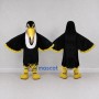 Custom Black and White Toucan Mascot Costume Adult Full Body Suit for Wildlife Events