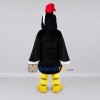 Custom Black and White Woodpecker Character Mascot Costume Adult Full Body Suit for Wildlife Events Custom Black and White Woodpecker Character Mascot Costume Adult Full Body Suit for Wildlife Events