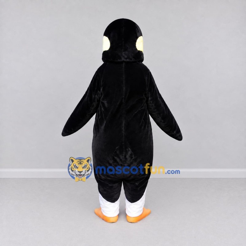 Custom Black and White Penguin Mascot Costume Adult Full Body Suit for Ocean Events Custom Black and White Penguin Mascot Costume Adult Full Body Suit for Ocean Events