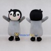 Custom Gray and Black Penguin Chick Character Mascot Costume Adult Full Body Suit for Winter Events Custom Gray and Black Penguin Chick Character Mascot Costume Adult Full Body Suit for Winter Events
