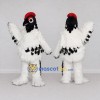 Custom Black and White Woodpecker Character Mascot Costume Adult Full Body Suit for Wildlife Events Custom Black and White Woodpecker Character Mascot Costume Adult Full Body Suit for Wildlife Events