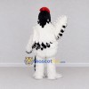 Custom Black and White Woodpecker Character Mascot Costume Adult Full Body Suit for Wildlife Events Custom Black and White Woodpecker Character Mascot Costume Adult Full Body Suit for Wildlife Events