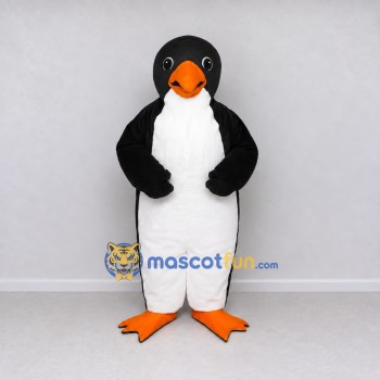 Custom Black and White Penguin Mascot Costume Adult Full Body Suit for Ocean Events Custom Black and White Penguin Mascot Costume Adult Full Body Suit for Ocean Events