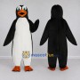 Custom Black and White Penguin Character Mascot Costume Adult Full Body Suit for School Events