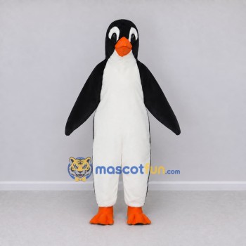 Custom Black and White Penguin Mascot Costume Adult Full Body Suit for Ocean Events Custom Black and White Penguin Mascot Costume Adult Full Body Suit for Ocean Events