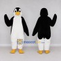 Custom Black and White Penguin Character Mascot Costume Adult Full Body Suit for School Events