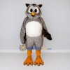Custom Gray and White Owl Character Mascot Costume Adult Full Body Suit for School Events Custom Gray and White Owl Character Mascot Costume Adult Full Body Suit for School Events