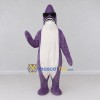 Custom Purple and White Shark Character with Sunglasses Mascot Costume Adult Full Body Suit for Ocean Events