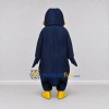 Custom Navy and Cream Penguin Character Mascot Costume Adult Full Body Suit for School Events Custom Navy and Cream Penguin Character Mascot Costume Adult Full Body Suit for School Events
