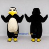 Custom Black and White Bird Character Mascot Costume Adult Full Body Suit for School Events Custom Black and White Bird Character Mascot Costume Adult Full Body Suit for School Events