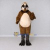 Custom Brown and Cream Owl Character Mascot Costume Adult Full Body Suit for Wildlife Events Custom Brown and Cream Owl Character Mascot Costume Adult Full Body Suit for Wildlife Events