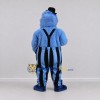 Custom Blue and Black Gorilla Character in a Top Hat Mascot Costume Adult Full Body Suit for Theme Parties Custom Blue and Black Gorilla Character in a Top Hat Mascot Costume Adult Full Body Suit for Theme Parties