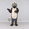 Custom Gray and White Dolphin Character Mascot Costume Adult Full Body Suit for Ocean Events Custom Gray and White Dolphin Character Mascot Costume Adult Full Body Suit for Ocean Events