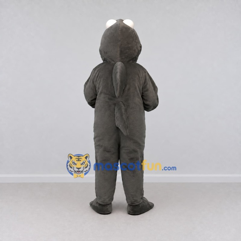 Custom Gray and White Dolphin Character Mascot Costume Adult Full Body Suit for Ocean Events Custom Gray and White Dolphin Character Mascot Costume Adult Full Body Suit for Ocean Events