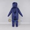Custom Blue and White Dolphin Character Mascot Costume Adult Full Body Suit for Ocean Events
