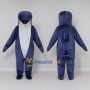 Custom Blue and White Dolphin Character Mascot Costume Adult Full Body Suit for Ocean Events