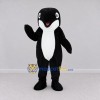 Custom Black and White Orca Character Mascot Costume Adult Full Body Suit for Ocean Events Custom Black and White Orca Character Mascot Costume Adult Full Body Suit for Ocean Events