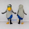 Custom Gray and Blue Bird Character Mascot Costume Adult Full Body Suit for Theme Parties Custom Gray and Blue Bird Character Mascot Costume Adult Full Body Suit for Theme Parties