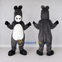 Custom Gray and White Donkey Character Mascot Costume Adult Full Body Suit for Farm Events