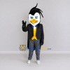 Custom Black and White Penguin Character in a Tailcoat Mascot Costume Adult Full Body Suit for Theme Parties