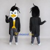 Custom Black and White Penguin Character in a Tailcoat Mascot Costume Adult Full Body Suit for Theme Parties