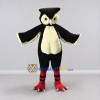Custom Black and Cream Owl Character Mascot Costume Adult Full Body Suit for School Events Custom Black and Cream Owl Character Mascot Costume Adult Full Body Suit for School Events