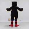 Custom Black and Cream Owl Character Mascot Costume Adult Full Body Suit for School Events Custom Black and Cream Owl Character Mascot Costume Adult Full Body Suit for School Events