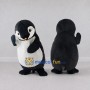 Custom Black and White Penguin Chick Character Mascot Costume Adult Full Body Suit for Winter Events