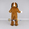 Custom Brown and White Saint Bernard Dog Character Mascot Costume Adult Full Body Suit for Community Events Custom Brown and White Saint Bernard Dog Character Mascot Costume Adult Full Body Suit for Community Events
