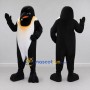 Custom Black and White Penguin Mascot Costume Adult Full Body Suit for Ocean Events