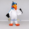 Custom Blue and White Hornbill Character Mascot Costume Adult Full Body Suit for Wildlife Events Custom Blue and White Hornbill Character Mascot Costume Adult Full Body Suit for Wildlife Events