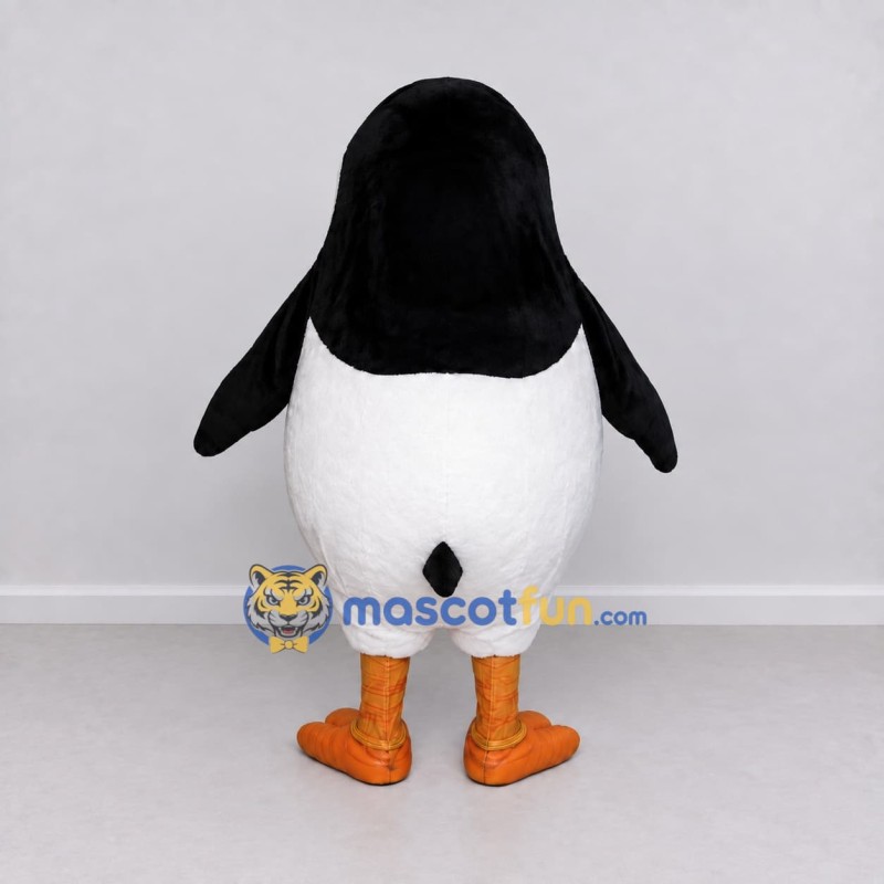 Custom Black and White Penguin Character Mascot Costume Adult Full Body Suit for Ocean Events Custom Black and White Penguin Character Mascot Costume Adult Full Body Suit for Ocean Events