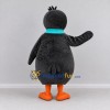 Custom Gray and White Penguin with a Teal Scarf Mascot Costume Adult Full Body Suit for Winter Events Custom Gray and White Penguin with a Teal Scarf Mascot Costume Adult Full Body Suit for Winter Events