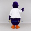 Custom Purple and White Penguin Doctor Character Mascot Costume Adult Full Body Suit for Community Events Custom Purple and White Penguin Doctor Character Mascot Costume Adult Full Body Suit for Community Events