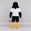 Custom Black and White Eagle Character in a T-Shirt Mascot Costume Adult Full Body Suit for Sports Events Custom Black and White Eagle Character in a T-Shirt Mascot Costume Adult Full Body Suit for Sports Events