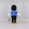 Custom Black and Blue Penguin Character in a T-Shirt Mascot Costume Adult Full Body Suit for School Events Custom Black and Blue Penguin Character in a T-Shirt Mascot Costume Adult Full Body Suit for School Events