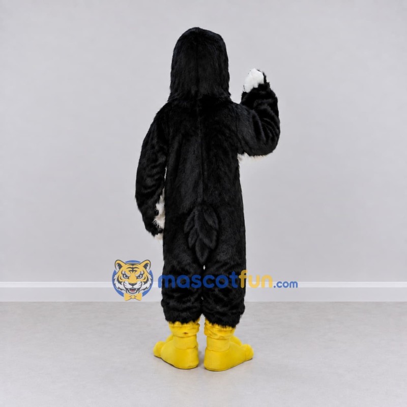 Custom Black and Yellow Bird Character Mascot Costume Adult Full Body Suit for Wildlife Events Custom Black and Yellow Bird Character Mascot Costume Adult Full Body Suit for Wildlife Events