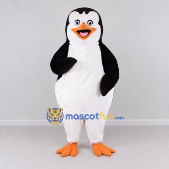Custom Black and White Penguin Character Mascot Costume Adult Full Body Suit for Ocean Events Custom Black and White Penguin Character Mascot Costume Adult Full Body Suit for Ocean Events